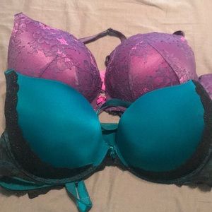 2 torrid bras 44C push up plunge